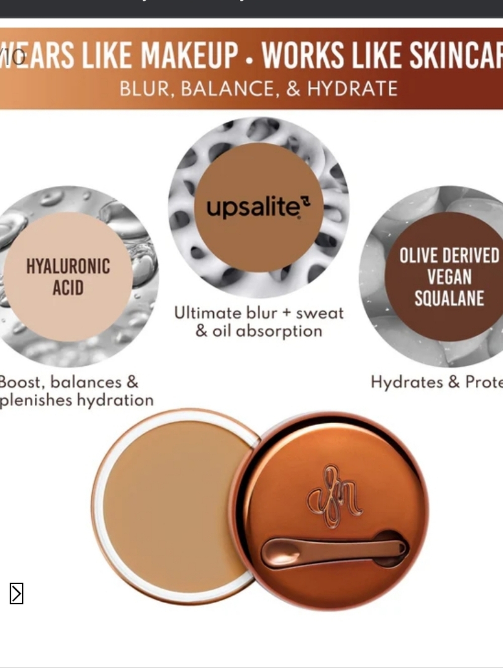 NIB Danessa Myricks Beauty Yummy Skin Blurring Balm Powder In Shade 5 - Picture 9 of 9